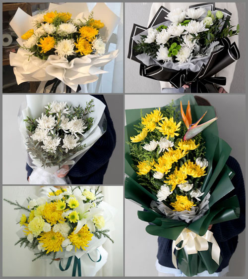 江苏南通海门市悦来镇福山村白事花束代送